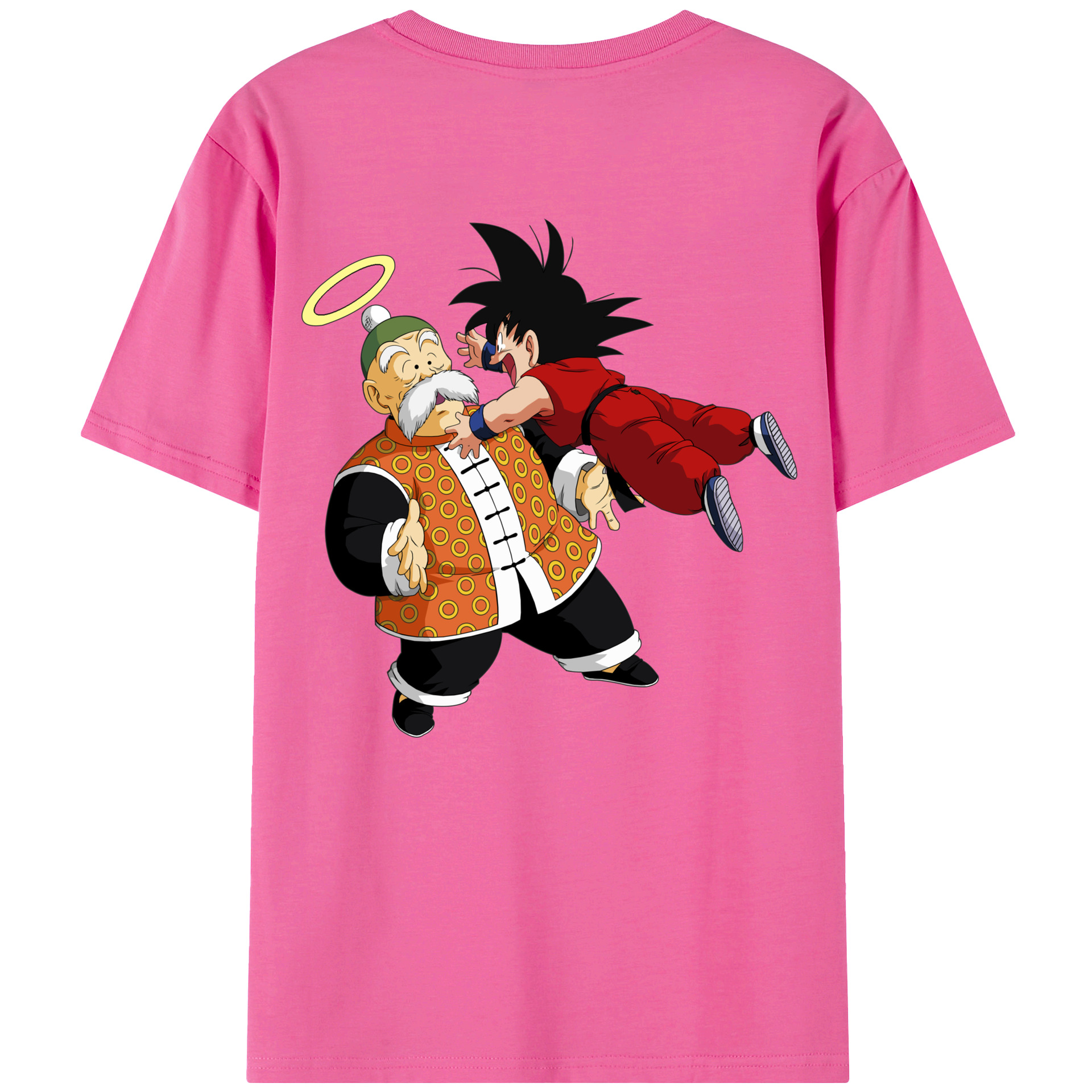 （画像用） ドラゴンボール 孫悟空（そん ごくう）Son Goku カカロット DRAGON BALL Kakarotto レディース半袖Tシャツ(バックプリント)
